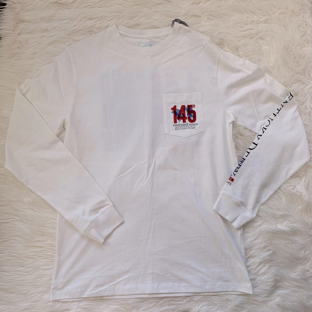 Kentucky Derby 145 Ticket Long-Sleeve Pocket Tee